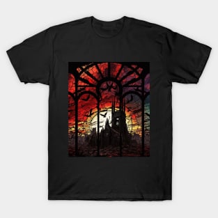 Stained Glass Tristram Cathedral T-Shirt